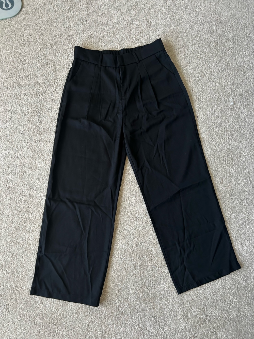 HALARA Black Wide Leg Dress Pants